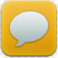 短信黄色的CUPS-Theme-iphone-icons