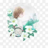 唯美插画