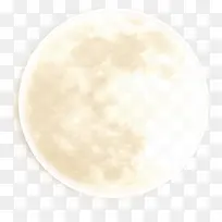 黄白色圆圆的月亮中秋节