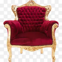 欧式红色沙发欧式花纹