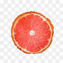 水彩红橙