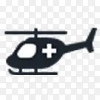 直升机医疗图标