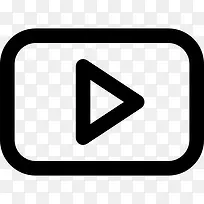 YouTube的标志图标