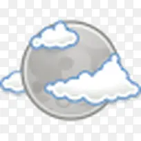 侏儒天气几云晚上气候GNOME桌面