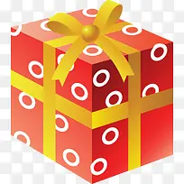 创意红色矢量礼物盒