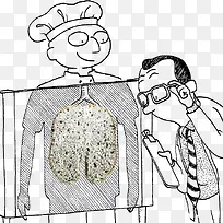 厨房幽默故事之体检