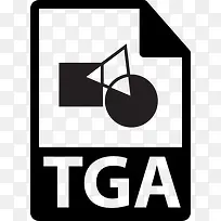 TGA文件格式符号图标