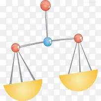 化学结构托盘天秤