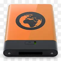 橙色服务器B的图标