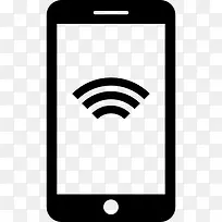 智能手机和无线互联网图标