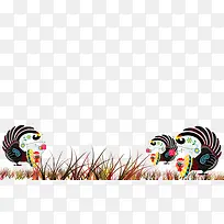 中国风鸡年插画