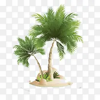 扁平化椰树