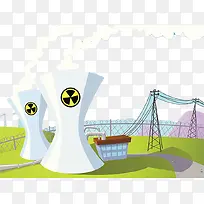核电站工业污染图片