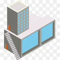 建筑房子矢量图