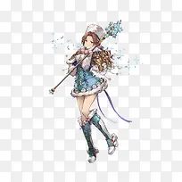 冰雪系魔法师少女