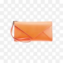 橙色信封手拿包
