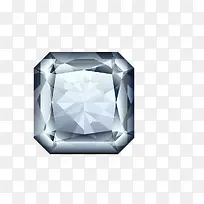 正方形钻石设计矢量图