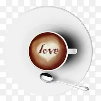 白色LOVE咖啡