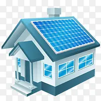 绿色能源太阳能屋子