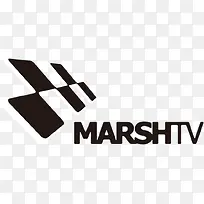国外MARSHTV电视节目标志设计矢量