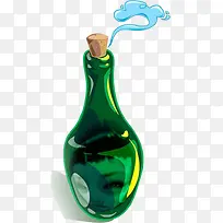 魔法绿瓶