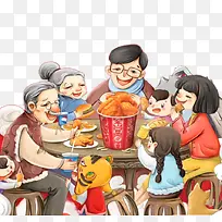 春节家人团聚