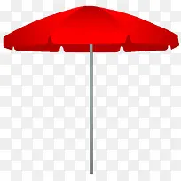 一把红色遮阳伞
