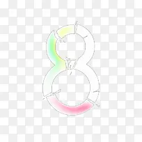 碎裂的数字8