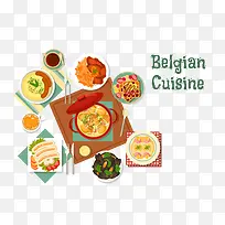 Belgium cuisine