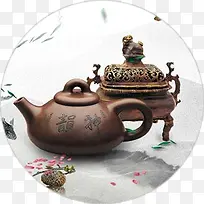 茶壶香炉