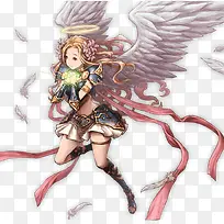 天使翅膀少女人物