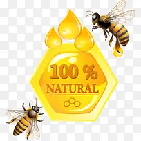100%蜂蜜图标