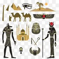埃及特色图标