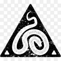 三角形蛇印章