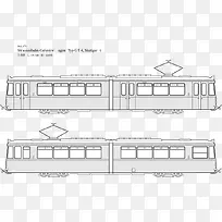 线描火车