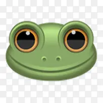 动物青蛙放大眼睛的生物