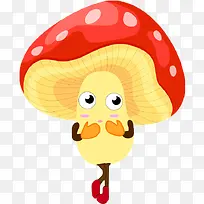 蘑菇  彩色  真菌 可爱 卡通