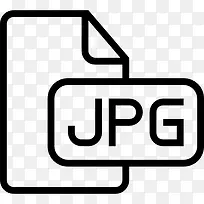 JPG压缩图像文件概述界面符号图标