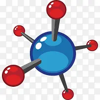 红蓝色分子结构