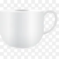 白色矢量亚克力马克杯