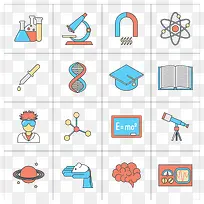 矢量科学图标