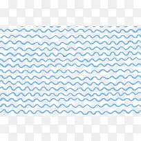 蓝色波浪线