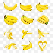 各种香蕉图案