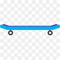 蓝色卡通玩具滑板