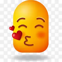 么么哒大黄脸表情