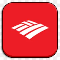 美国银行红iphoneipad图标