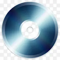 蓝色cd光盘图标