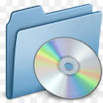 蓝色CD盘磁盘保存猫2