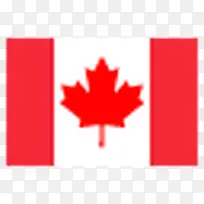加拿大平面图标