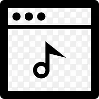 音频网站浏览器接口布局音乐网站